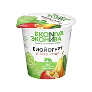 Биойогурт Эконива с яблоком и грушей 2.8%, 125г