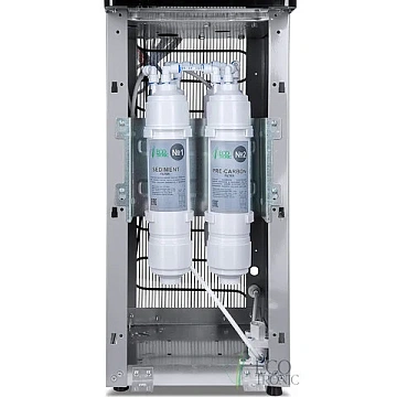 Пурифайер для воды ECOTRONIC M40-U4L напольный, НАГРЕВ/ОХЛАЖДЕНИЕ КОМПРЕССОРНОЕ, 2 крана, черный, 11609