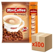 Напиток кофейный MacCoffee 3в1 растворимый, 20г x 100 шт