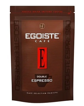 Кофе растворимый Egoiste Double Espresso, 70г, пакет