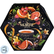 Чай MAITRE 'Exclusive Collection' ассорти 12 вкусов, НАБОР 60 пакетиков, бак301