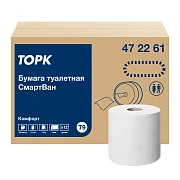 Туалетная бумага Tellus (tork) Advanced (SmartOne мини) Т9, 472261, в рулоне, 130м, 2 слоя, белая