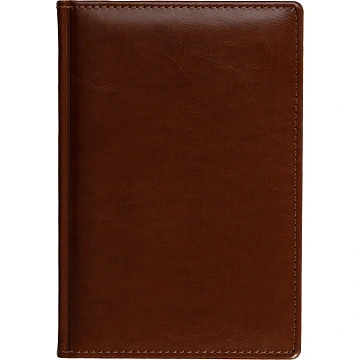 Ежедневник недатированный коричн, А5, 148x218, 352стр, Agenda