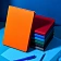 Ежедневник недатированный ATTACHE Soft touch А5,140х200мм, 136л,оранжевый