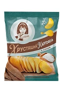 Чипсы Хрустящий картофель в ломтиках c солью, 160г