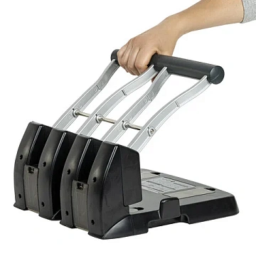 Дырокол на 4 отверстия металлический МОЩНЫЙ BRAUBERG 'Heavy Duty Extra', до 150 л., 270555
