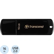 Флеш-диск 16 GB, TRANSCEND Jet Flash 350, USB 2.0, черный, TS16GJF350