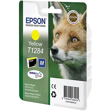 Картридж струйный Epson C13T12844012 жел. для St S22/SX125