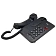 Телефон RITMIX RT-311 black, световая индикация звонка, тональный / импульсный режим, повтор, черный, 80002231