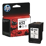 Картридж струйный HP (F6V25AE) DeskJet 2135/3635/3835/4535/4675/1115, №652, черный, оригинальный, ресурс 360 стр.