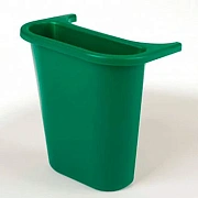 Контейнер для мусора подвесной Rubbermaid 4.5л, зеленый, для 2956/2957/2543, FG295073GRN