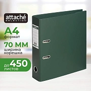 Папка-регистратор Strong Line 70мм,т.-зеленый, ПБП2,карм.кор