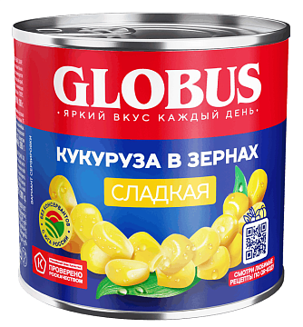 Кукуруза Globus 425мл