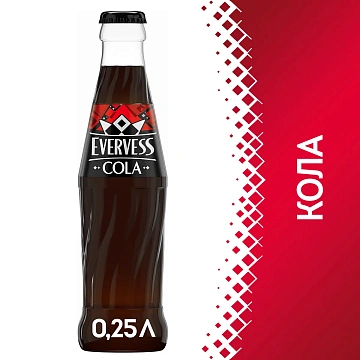 Напиток газированный Evervess Cola, 250мл