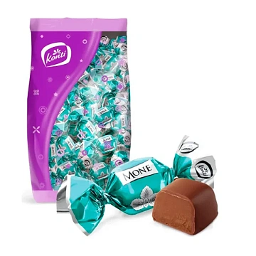 Конфеты Konti Моне трюфель с мятой, 1кг