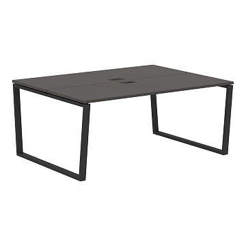 Стол 2-х местный EVWST 1713 Мокко/Черный 1760х1346х750 EDIS