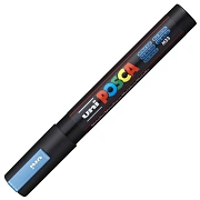 Маркер акриловый Uni Posca PC-5M синий металлик, 1.8 - 2.5 мм, круглый