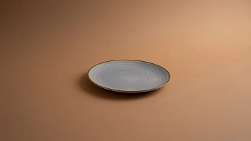 Тарелка Metro Professional Madleen Blue 26см, обеденная, 6шт/уп