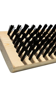 Щетка для пола полотерная на деревянной основе