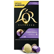 Кофе в капсулах L'OR Espresso Lungo Profondo, 10шт/уп