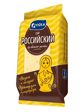 Сыр российский Viola кусок 50%, 180г