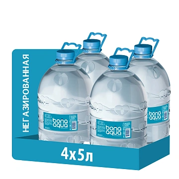 Вода BonaAqua питьевая негазированная, 5л