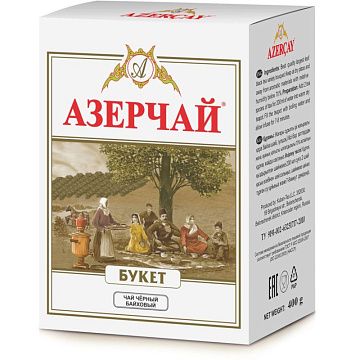 Чай Азерчай Букет чай черный крупно листовой, 400 г 131208/416986