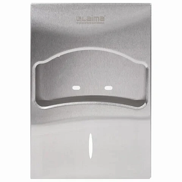 Диспенсер для покрытий на унитаз LAIMA PROFESSIONAL INOX, 1/4 сложения, нержавеющая сталь, матовый,