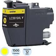 Картридж струйный Brother LC3619XLY жел.пов.емк. для MFCJ3530DW/3930DW