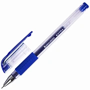 Ручка гелевая с грипом BRAUBERG 'EXTRA GT NEEDLE', СИНЯЯ, игольчатый узел 0,5 мм, линия 0,35 мм, 143916