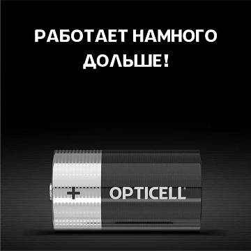 Батарейки Opticell Basic D, 2шт