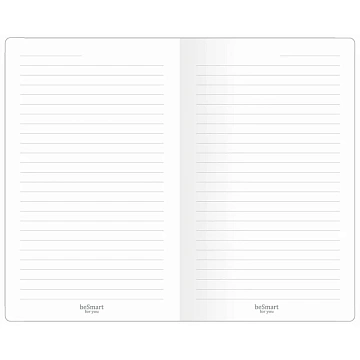 Блокнот BeSmart 130х210мм,48л,линия,скрепка,Nude N3148