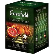 Чай Greenfield черный Sicilian Citrus, 20шт/1уп 1158-08