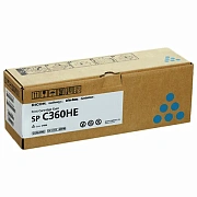 Картридж лазерный RICOH (SP C360HE) для Ricoh SP C360SFNw/C361SFNw, голубой, оригинальный, ресурс 60