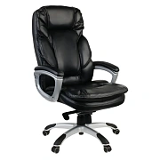 Кресло руководителя Helmi HL-ES12 'Senate', повышенной прочности, экокожа черная, мультиблок, до 200