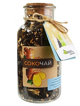 Чай черный Befruitbe имбирь-карамель-грецкий орех, 115г
