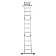 Лестница-трансформер алюминиевая 4х4 ступени, высота 4,5 м (4 секции по 1,2 м) до 150 кг, вес 16,5 к