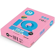 Бумага цветная IQ color, А4, 80 г/м2, 500 л., пастель, розовая, PI25