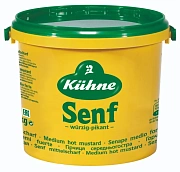 Горчица Kuhne средне-острая, 5кг
