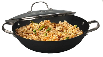 Казан с крышкой Proffi kitchen чугунный, 30см