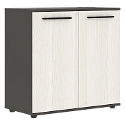 Шкаф малый широкий ELCS 85.1 Ясень Траун/Черный/Мокко 852х430х832 EDIS