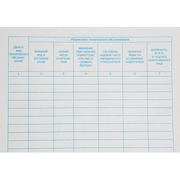 Журнал учета огнетушителей Attache А4,блок офсет 96л бумвинил