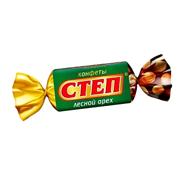 Конфеты шоколадные Степ лесной орех с арахисом и фундуком,  1кг