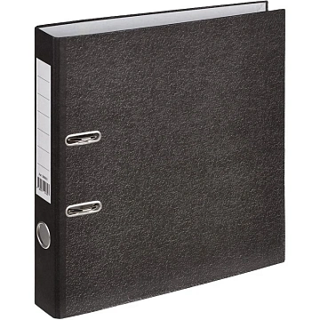 Папка-регистратор без мет.уг. 50мм мрам ч/б,уп.10шт,бум/бум,крам.к