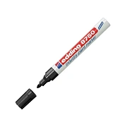 Маркер-краска лаковый (paint marker) EDDING 8750, ЧЕРНЫЙ, 2-4 мм, круглый наконечник, алюминиевый ко