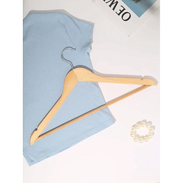 Вешалка-плечики WW_LH001/F6612N-8 дерев,перек,выем,р48-50 нат.УП 8шт