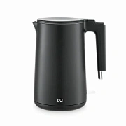 Чайник электрический с двойными стенками BQ (БИ-КЬЮ) KT1720P, 1,5 л, 2200 Вт, черный, 86198281