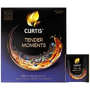 Чай CURTIS 'Tender Moments' черный со вкусом ягод и мяты, 100 пакетиков в конвертах по 1,5 г, 102121