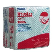 Протирочные салфетки Kimberly-Clark WypAll Х80 Plus 19154, листовые, 30шт, зеленые