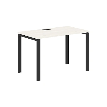Стол прямой EUST 1167 Ясень Траун/Черный 1160х670х750 EDIS